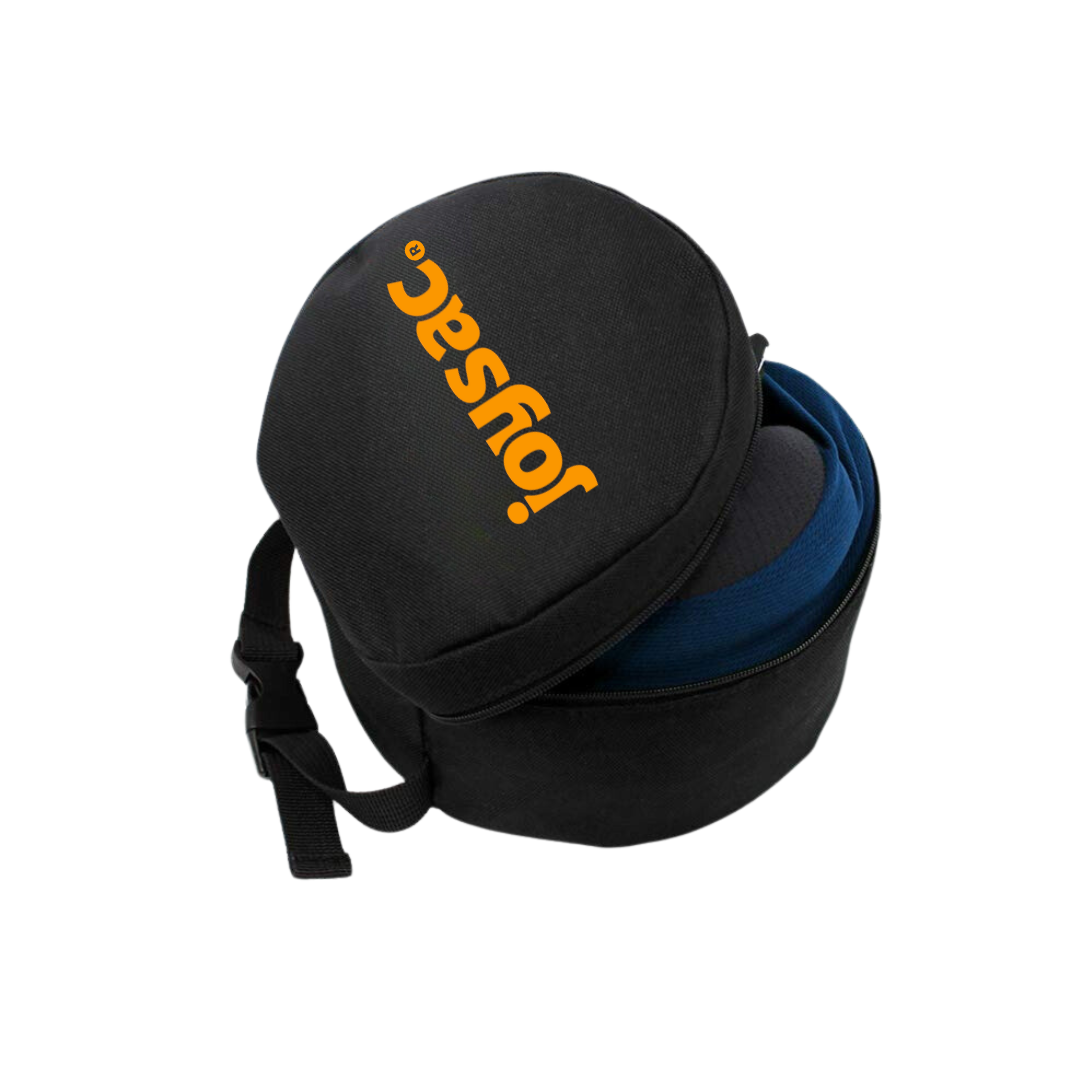 Combo - JoySac Memory Foam Travel Neck Pillow + PillowCase