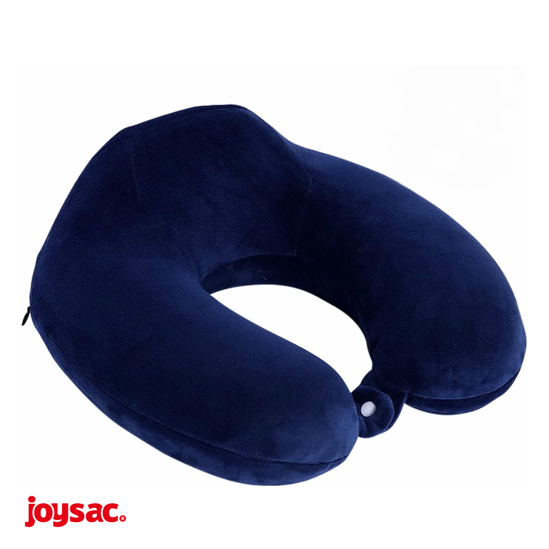 Combo - JoySac Memory Foam Travel Neck Pillow + PillowCase