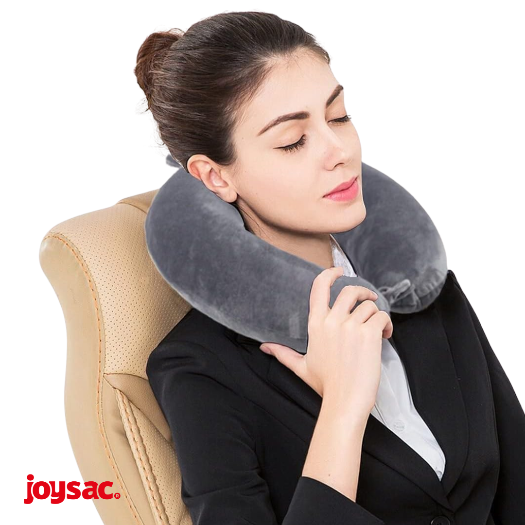 JoySac Memory Foam Travel Neck Pillow