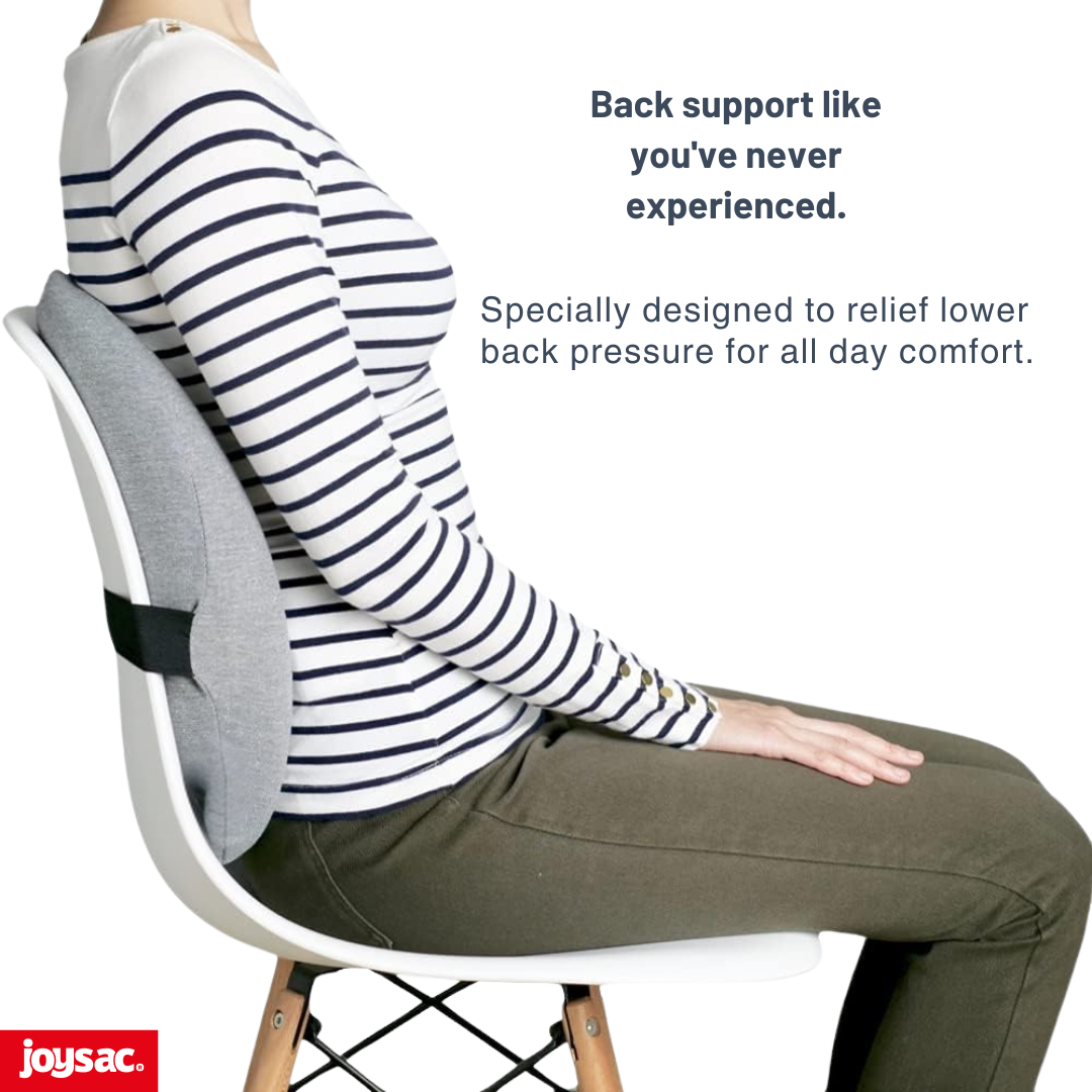 JoySac Memory Foam Advanced Ergonomic Back Support Cushion