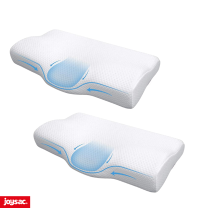 JoySac Memory Foam Contour Cervical Pillow