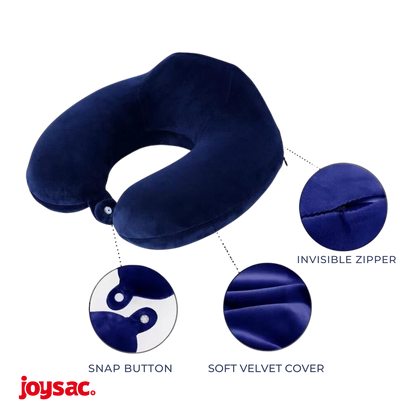 JoySac Memory Foam Travel Neck Pillow