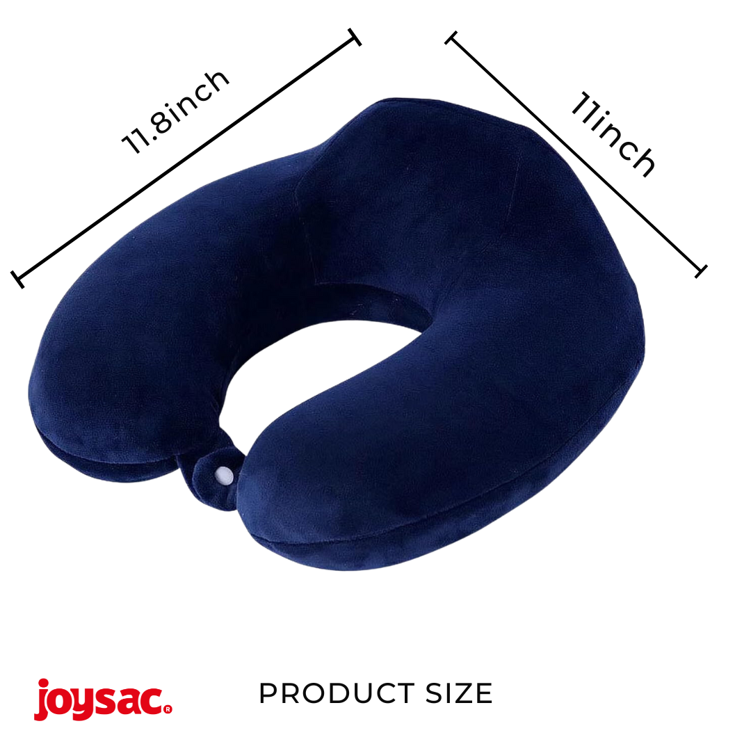 JoySac Memory Foam Travel Neck Pillow