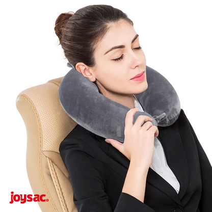 JoySac Memory Foam Travel Neck Pillow