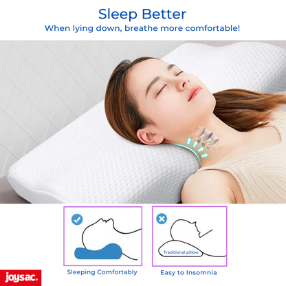 JoySac Memory Foam Contour Cervical Pillow