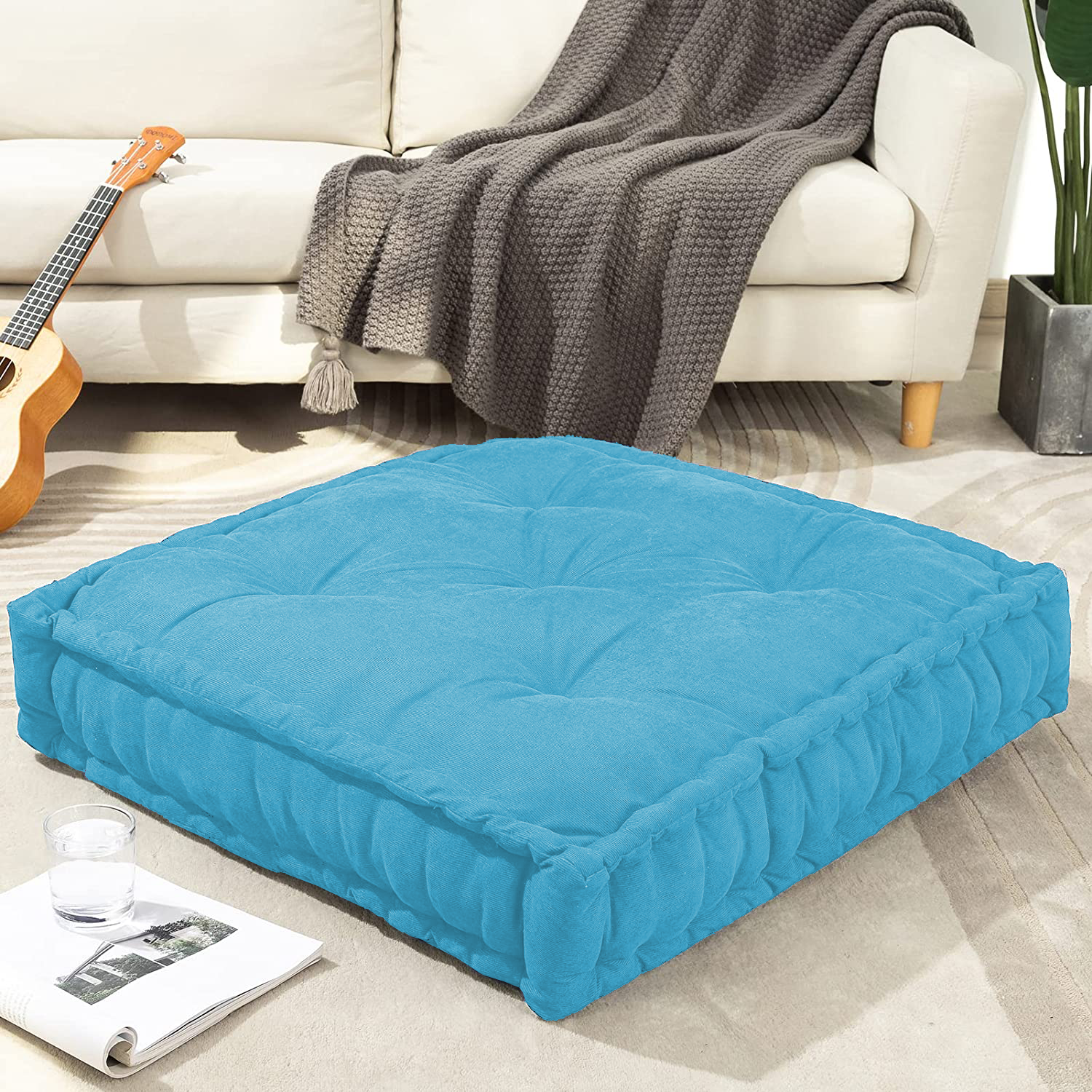 Floor clearance cushion size