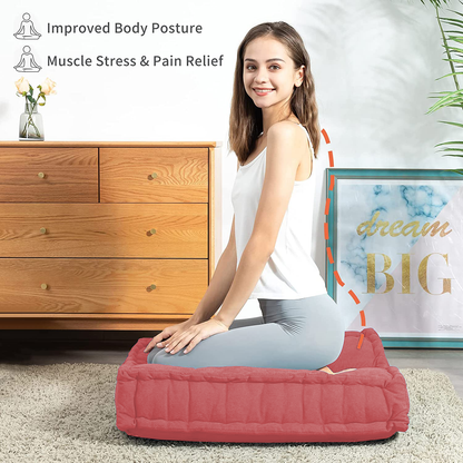 truComfort Premium Quality Floor Cushions (18 In. x 18 In. Size) - trucomfort.in