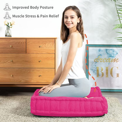 truComfort Premium Quality Floor Cushions (18 In. x 18 In. Size) - trucomfort.in
