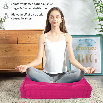truComfort Premium Quality Floor Cushions (18 In. x 18 In. Size) - trucomfort.in