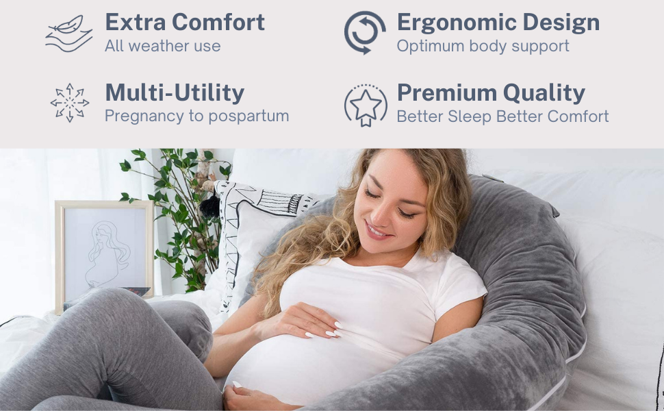 Pregnancy Pillow for Ultimate Comfort and Support - Times of India